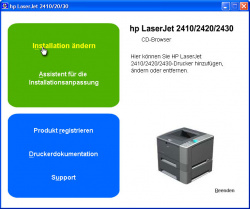 HP Laserjet 2420D: Installation HP-typisch einfach...