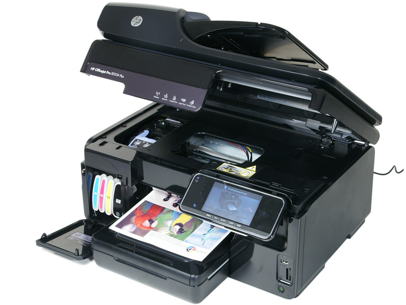 hp 8500 printer out of paper error message