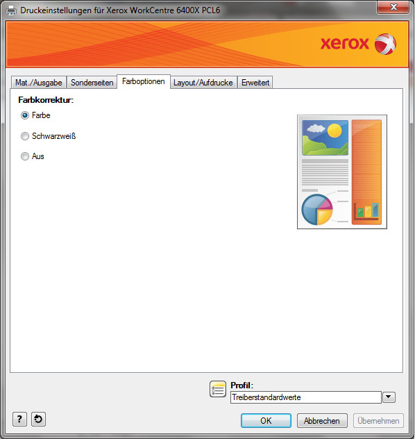Vergleichstest Kopierer Schule 8 2012 Xerox Workcentre 6400_Treiber3