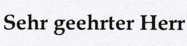 Canon i-Sensys MF4580dn: Text im Normaldruck, also ohne Veränderung im Druckertreiber, bei geringem Betrachtungsabstand.