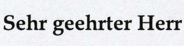 HP Laserjet Pro M1536dnf: Text im Normaldruck, also ohne Veränderung im Druckertreiber, bei geringem Betrachtungsabstand.