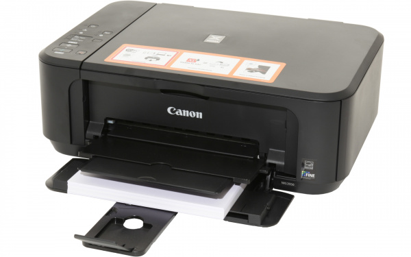 Canon Pixma MG3550: Befindet sich Papier in der Kassette, kann man den Drucker nicht schließen.