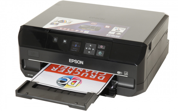 Epson Expression Premium XP-510: Kein Duplexer und winziges Display, ansonsten schlägt sich der XP-510 gut.