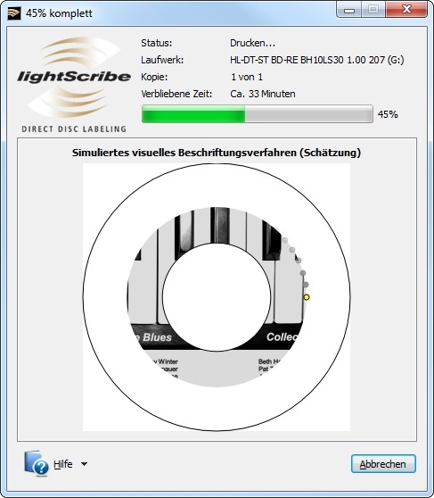 Wischner CD-Druck Lightscribe Labeler2