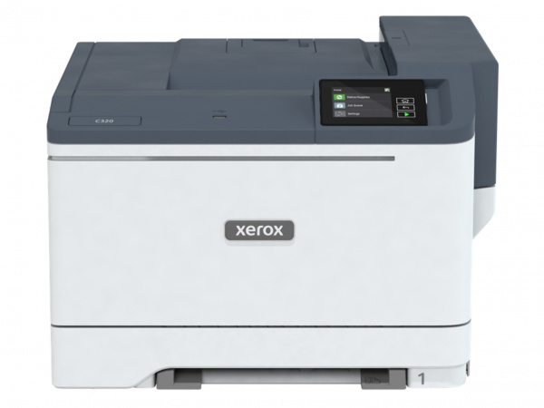 Xerox C320: Flinker Farblaser ohne Scanaufsatz.