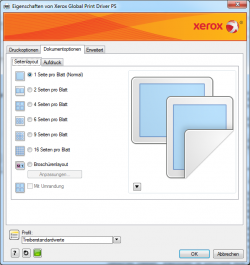 Layout: Passen Sie Ihren Druck beliebig an.
