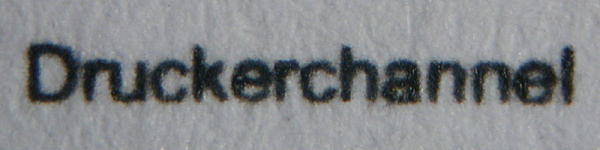 Xerox Workcentre 3615: Selbst die winzige 2-Punkt große Schrift kann der Xerox noch gut lesbar drucken.