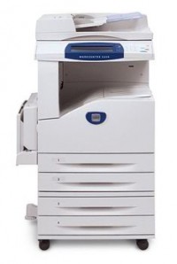 Xerox Workcentre 5225/5230: A3-Multifunktionssystem mit Touchscreen.