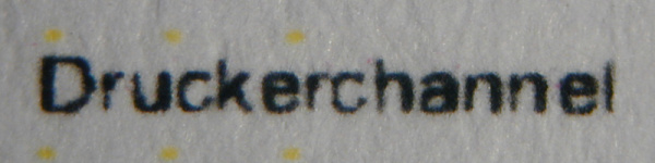 Xerox Workcentre 6505V/DN: Gutes Ergebnis mit sichtbaren "Yellow-Dots".