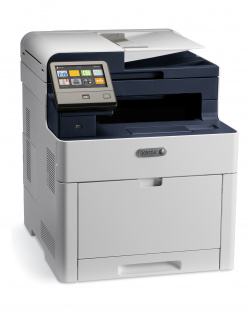 Xerox Workcentre 6515: Die Multifunktionsfarblaser haben ein Dual-Duplex-ADF, der ein Blatt in einem Durchgang von beiden Seiten scannt.