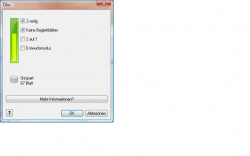 Versteckt: Hinter einem unscheinbaren Symbol verbergen sich die Sparfunktionen im Treiber.