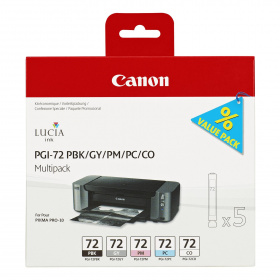 Canon PGI-72 PBK/GY/PM/PC/CO 5er-Multipack