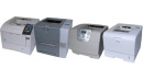 Vier schnelle S/W-Laser: HP, Kyocera, Lexmark und Samsung